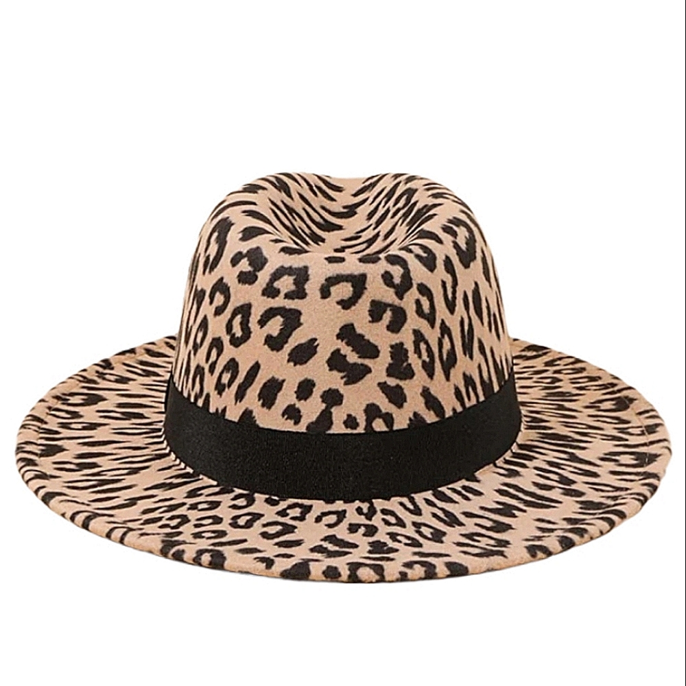 "Saddle Up"Leopard  Print Wide Brim Hat